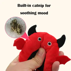 มาใหม่การออกแบบฉลามสัตว์เลี้ยงบดฟันเคี้ยวของเล่นแมว Catnip ของเล่นสําหรับแมวในร่มส่งเสียงดังเอี้ยแบบโต้ตอบแมวของเล่นตุ๊กตา