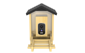 Mangeoire à <span class=keywords><strong>oiseaux</strong></span> intelligente en bambou/bois - Product Image 2