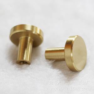 Chinese Style <b>Copper</b> Cabinet <b>Knob</b> 20x20mm Round Durable Furniture Handle For Drawer Door - Product Image 3