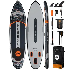 Sup de tecido de malha de 15 cm para paddleboard, prancha de surf e paddleboard, de parede dupla, material ideal para o atacado