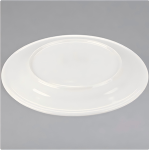 จานเซรามิกสีขาวแบบกำหนดเองได้สำหรับร้านอาหาร ใช้แล้วทิ้ง เหมาะสำหรับอาหารตะวันตก <span class=keywords><strong>สเต็ก</strong></span> ของหวาน เค้ก เกี๊ยว - Product Image 4