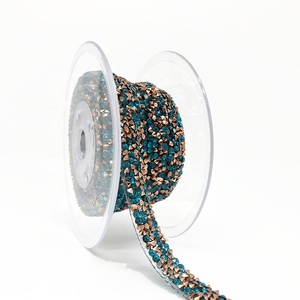 Tự làm đám cưới cô dâu ăn mặc đính Bling chuỗi Dải vành đai Rhinestone đính cườm TRIM lấp lánh pha lê Rhinestone vải lưới - Product Image 1