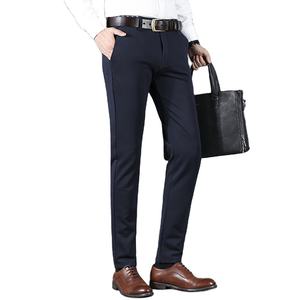 Hot Sell Wholesale High Quality Chino Pants Formal Mens Custom Slim Fit <b>Trousers</b> Straight Worsted <b>Waterproof</b> Manufacturer - Product Image 1
