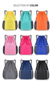 Bolsa de Poliéster Impermeable con Cordón, Personalizable con Logotipo, para Entrenamiento, Compras Diarias, Publicidad, Diseño Plegable, Reciclable - Product Image 6