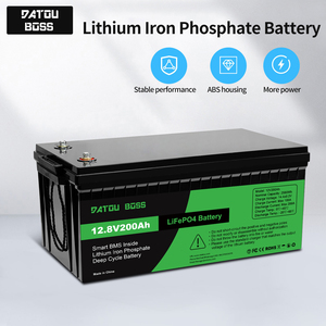สถานีไฟฟ้าพก<span class=keywords><strong>พา</strong></span> US STOCK 12V 200ah แบตเตอรี่ลิเธียมไอออน Lifepo4 แบตเตอรี่ลิเธียมแบบ Deep Cycle ยี่ห้อ DATOU BOSS - Product Image 1