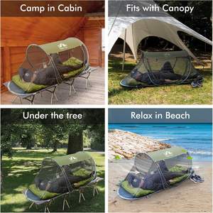 Tente anti-moustiques rectangulaire imperméable trois saisons <span class=keywords><strong>pop</strong></span>-<span class=keywords><strong>up</strong></span> pour <span class=keywords><strong>1</strong></span> <span class=keywords><strong>personne</strong></span>, filet anti-insectes pour adultes, idéale pour le camping - Product Image 6