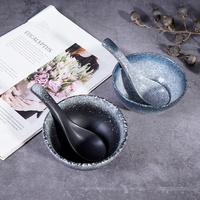 Bol à dîner en porcelaine écologique de 4,5 pouces pour restaurant et hôtel japonais, idéal pour les fêtes