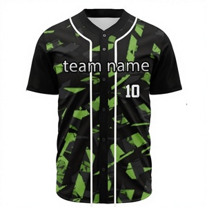 Camiseta de Béisbol Sublimada Personalizada de Calidad Superior, Tela de Poliéster Duradera, Secado Rápido, Transpirable y Cómoda - Product Image 1