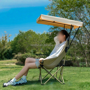 <span class=keywords><strong>Chaise</strong></span> <span class=keywords><strong>de</strong></span> <span class=keywords><strong>camping</strong></span> portable <span class=keywords><strong>en</strong></span> promotion, pliable, légère, surdimensionnée, avec auvent et poche latérale - Product Image 4