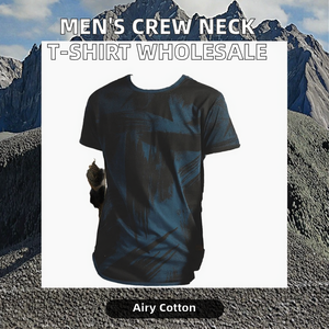 T-shirt col rond pour homme de haute qualité 100% coton, design uni décontracté, effet délavé, dernière collection, prix de gros, fabricant chinois - Product Image 2