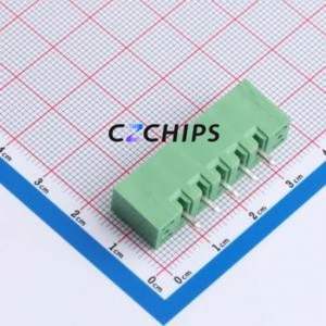 DB2EVM-5.0-5P-GN Plug-in Terminal Block Through hole,P=5mm Connector Board-to-Board / Socket - Closed Screw Fixing 1x5P 5mm - Product Image 2