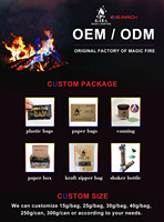 Camping Mystical Color Change Fire Magic Tricks Flammes colorées Feu de joie Cheminée Poudre de feu magique