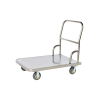 Carrito de Herramientas Plegable de Acero Inoxidable 304 Personalizable, Carro de Carga Silencioso con Empuje Manual