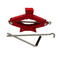 Cric ciseaux portable en acier 1T, réglable 90mm-310mm, outil de levage d'urgence pour réparation automobile