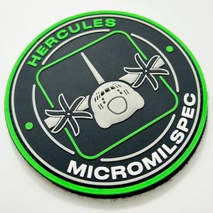 Écussons en caoutchouc avec logo, patchs en silicone souple, vente en gros d'usine sans minimum, vêtements personnalisés, PVC 3D pour vêtements - Product Image 1