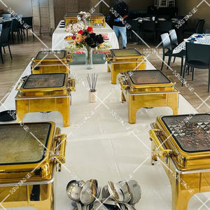 Chauffe-plats de mariage chauffe-plats de bonne qualité et chauffe-plats pour buffet à vendre équipement pour buffet de traiteur plats de luxe - Product Image 3