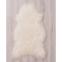Tapis en peau de mouton islandaise blanche naturelle à poils longs. Peau de mouton incroyable. Cuir de mouton. Tapis en peau de mouton. Tapis