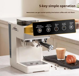 Machine à Café Italienne Entièrement Automatique et Intelligente avec Double Fonction d'Extraction et Broyeur Intégré - Product Image 5