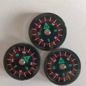 Miniature 27Mm Copper Cap Oil Filled Compass Strong Magnetic Pointer Dial Hiking Navigation Guide - Product Image 3