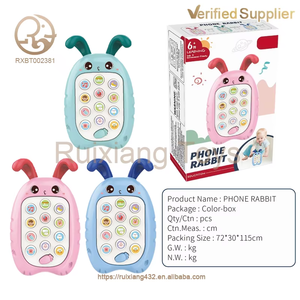 Jouets de téléphone portable pour enfants en plastique lumineux musical personnalisés, vente directe d'usine, cognition Montessori, vente chaude - Product Image 5