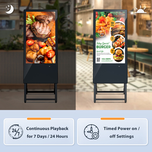 จอ LCD ป้ายดิจิทัลในร่มป้ายโฆษณาแสดงผลการโฆษณาหน้าจอ1080P IPS สะดวกและถอดออกได้ - Product Image 6