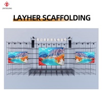 Andamio de truss Layher galvanizado en caliente con zinc de espesor garantizado para soporte estable de sistemas de audio Line Array