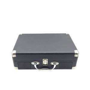 Lecteur de vinyle portable couleur personnalisée, tourne-disque 3 vitesses, connectivité Bluetooth, système audio style valise pour la maison et le bureau - Product Image 5