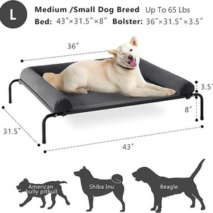 ที่นอนสุนัขทรงสี่เหลี่ยม สีดำ ซักมือได้ ใช้ได้ทุกฤดู สำหรับสัตว์เลี้ยง - Product Image 4