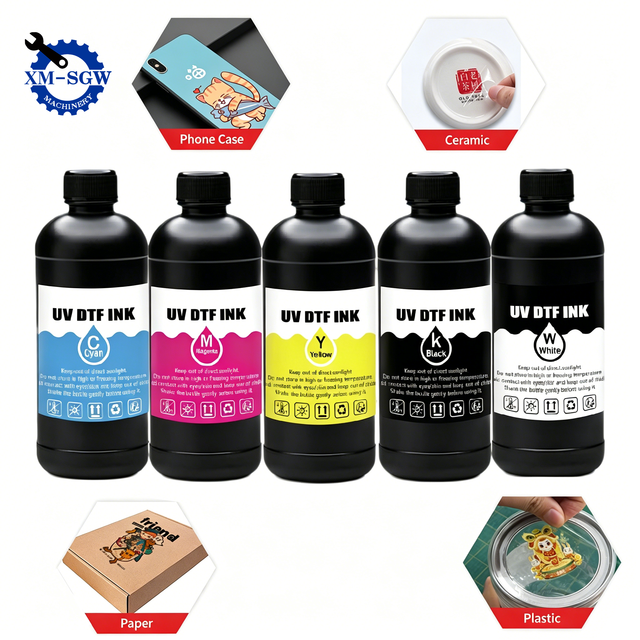 SGW Scratch Resistant UV DTF Ink No Fading UV Ink for UV DTF Printer