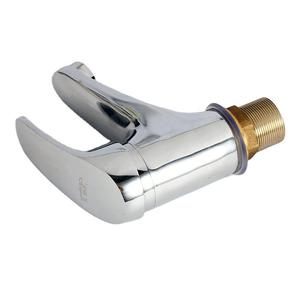 Grifo de lavabo monomando cromado con válvula cerámica, montaje en cubierta, caudal de 2 GPM - Product Image 5