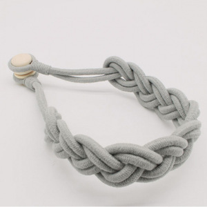 Nouveau <span class=keywords><strong>rideau</strong></span> en corde de coton et de lin tressé minimaliste, vente en gros transfrontalière, sans perforation, sans installation, moderne et simple - Product Image 3