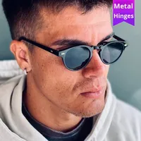 2025 unisexe rétro Simple mode lunettes de soleil avec lentilles UV400 à la mode nouvelle version petit riz goujon cadre
