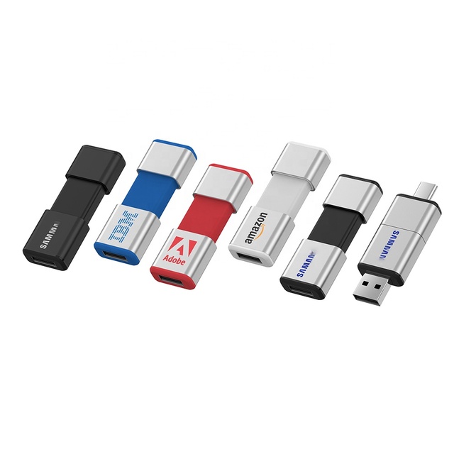 AiAude USB Flash Drives Wholesale New 256/128/64GB Gift Box Type-c USB 3.0 High Speed Flash for Phone/computer