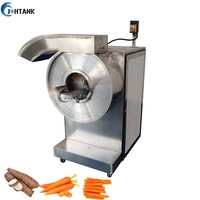 JOHTANK Commerciële Elektrische Groente Snijder/Snijmachine voor Cassave, Zoete Aardappel en Aardappelchips