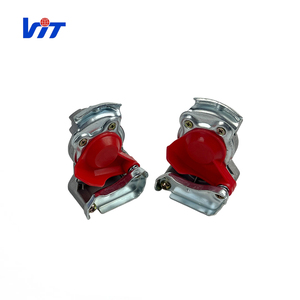 Pièces détachées pour camions VIT, couplettes rouges M22*1.5 sans clapet anti-retour, raccord de conduite d'air, compatible avec les camions et remorques européens 4522000110 - Product Image 1