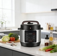Autocuiseur Électrique Intelligent de Haute Qualité 4L 5L 6L en Acier Inoxydable avec Revêtement Antiadhésif, Cuisson Rapide, Fabrication ODM Personnalisée