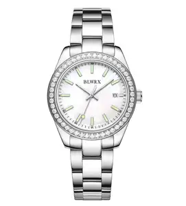 BLWRX Lady Diamond Watch Sapphire Crystal with Exchangeable Bezels