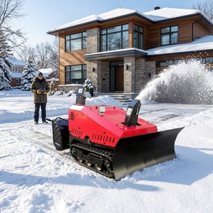 Quitanieves de orugas de 9.0 kW y 120 cm de ancho HD 200F con control remoto, máquina autopropulsada para quitar nieve en patios y caminos, quitanieves profesional - Product Image 3