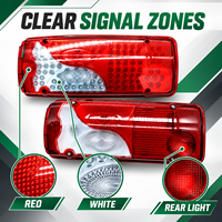 Feu arrière combiné LED 24V HSSH pour camion lourd MAN – Remplacement de feu de signalisation arrière