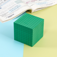 Ensemble de blocs de base personnalisables en EVA souple multicolore imprimé et lavable pour l'éducation en classe