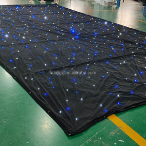 Hete Aanbieding <span class=keywords><strong>LED</strong></span> Sterrenhemel Gordijn <span class=keywords><strong>LED</strong></span> Matrix Licht met DMX Besturing RGB Kleuren voor Feest Evenement Achtergronddecoratie - Product Image 1