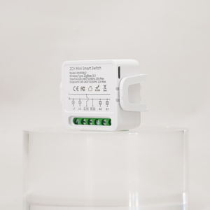 SIXWGH Zigbee 3,0 interruptor inteligente 2-Gang 10A 240V doble Polo funciona para Tuya <span class=keywords><strong>Alexa</strong></span> Google Home para iluminación inteligente a través de Smart Life - Product Image 5