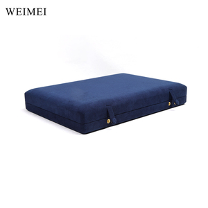 WEIMEI Personalise Velvet Jewelry <b>Box</b> Ring <b>Earrings</b> Necklace Display Jewelry Tray Custom Logo Necklace <b>Box</b> - Product Image 6