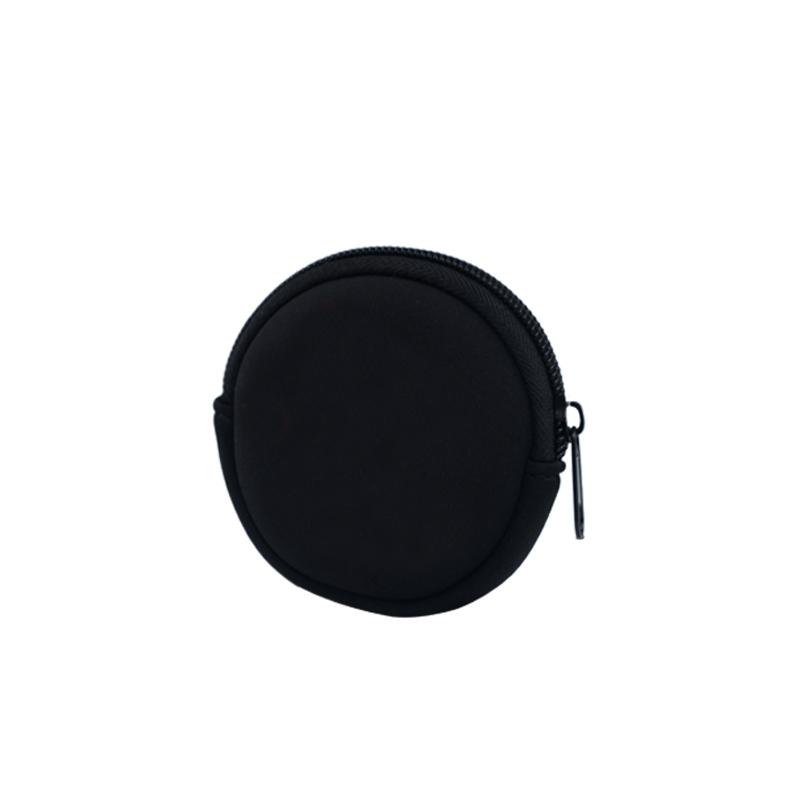 Easy Carry Daily Life Use Pattern Neoprene Round Coin Case