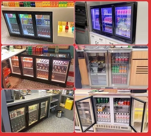 Rebirth Cuisine extérieure sous armoire en acier inoxydable Mini bière jus boisson énergétique refroidisseur peut Bar boisson réfrigérateur - Product Image 2