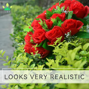 <strong>Artificial</strong> Plastic <strong>Flowers</strong> <strong>for</strong> Cemetery Memorial <strong>Graves</strong> Silk <strong>Flowers</strong> <strong>for</strong> Indoor and Outdoor - Product Image 5