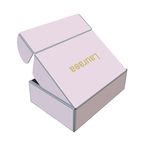 Boîte d'emballage personnalisé en papier kraft biodégradable imprimé pour commerce électronique, expédition postale, maquillage, beauté, cadeau de luxe