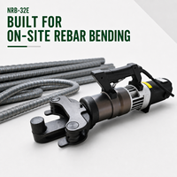 Mesin Pembengkok dan Pelurus Besi Tulang Manual 2 in 1 ODETOOLS NRB-32E dengan Motor, Pembengkok Hidrolik Elektrik 25-32mm