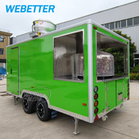 WEBETTER Taco Imbisswagen Foodtruck Hot Dog Concession Food Trailer Mobile Pizza Square Food Truck Restaurant entièrement équipé