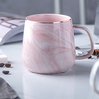 Tasse en porcelaine de style nordique avec couvercle et bordure dorée, résistante aux hautes températures, compatible micro-ondes et lave-vaisselle, personnalisable, pour café, flocons d'avoine, boissons chaudes